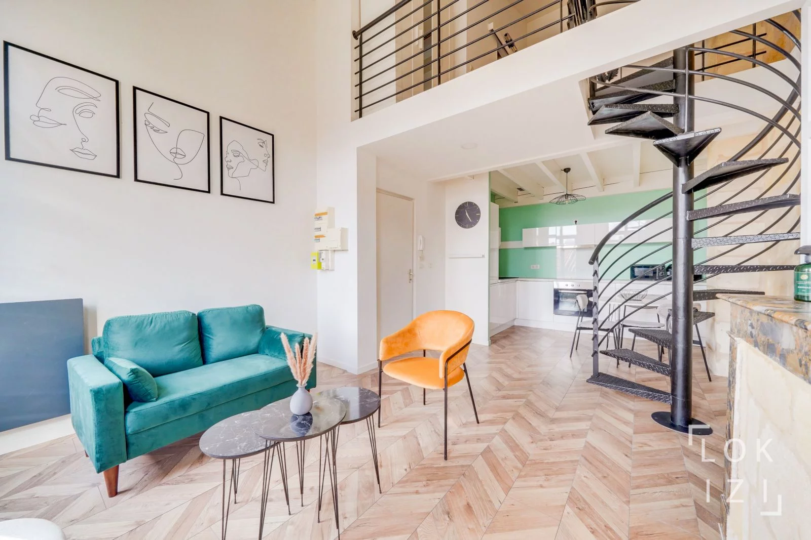 Location appartement duplex T1bis meubl 40m (Bordeaux / Nansouty)
