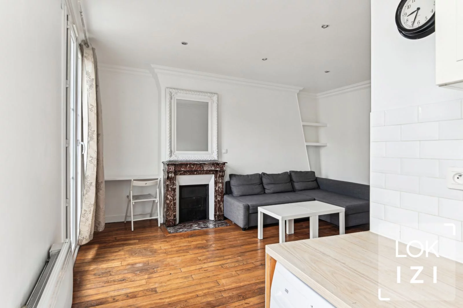 Location appartement meubl 2 pices 39m (Paris 18)