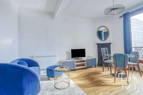 Location appartement meublé 2 pièces avec cave (Paris 19 - Pte de la Villette)