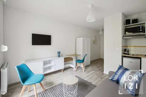 Location studio meublé 19m² (Rouen - Darnétal 76) 